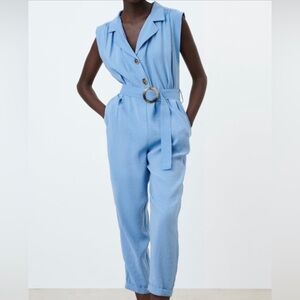 Blue Zara Jumpsuit